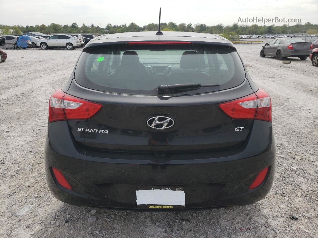 2016 Hyundai Elantra Gt  Black vin: KMHD35LHXGU268446