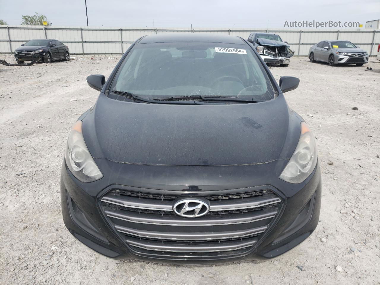 2016 Hyundai Elantra Gt  Black vin: KMHD35LHXGU268446