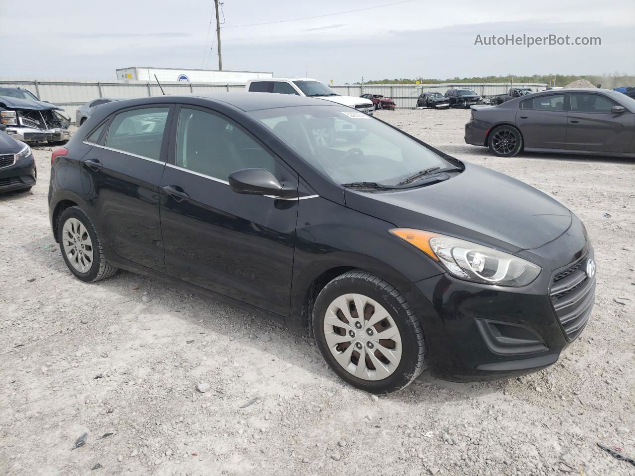 2016 Hyundai Elantra Gt  Black vin: KMHD35LHXGU268446