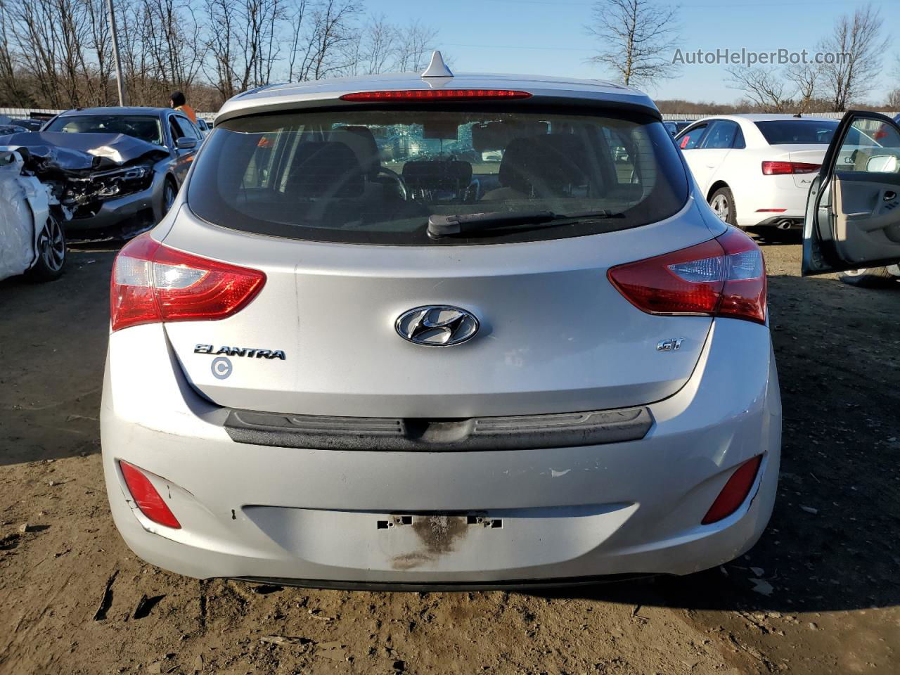 2016 Hyundai Elantra Gt  Silver vin: KMHD35LHXGU304202