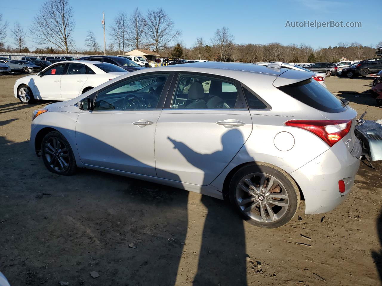 2016 Hyundai Elantra Gt  Silver vin: KMHD35LHXGU304202