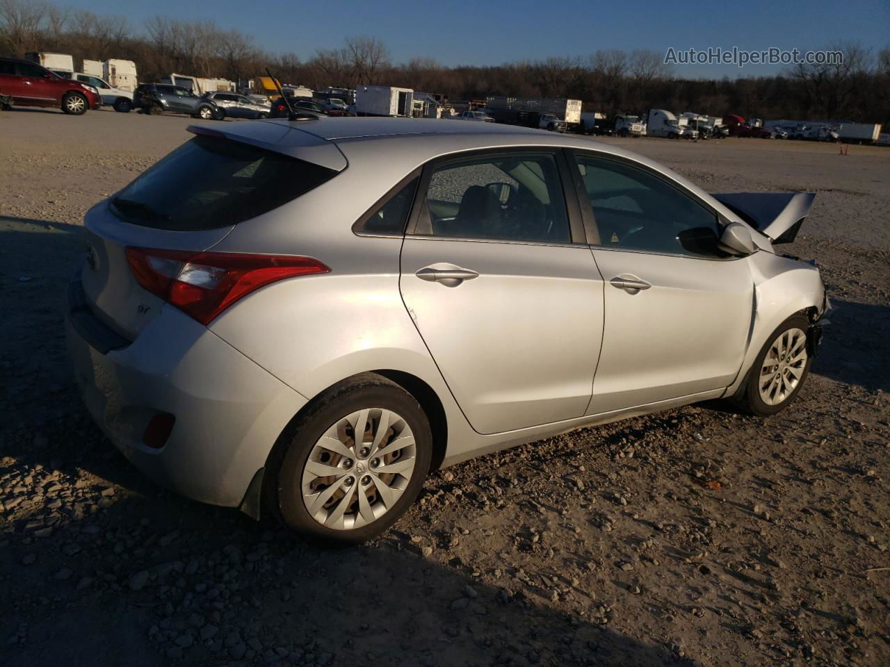 2016 Hyundai Elantra Gt  Silver vin: KMHD35LHXGU335160