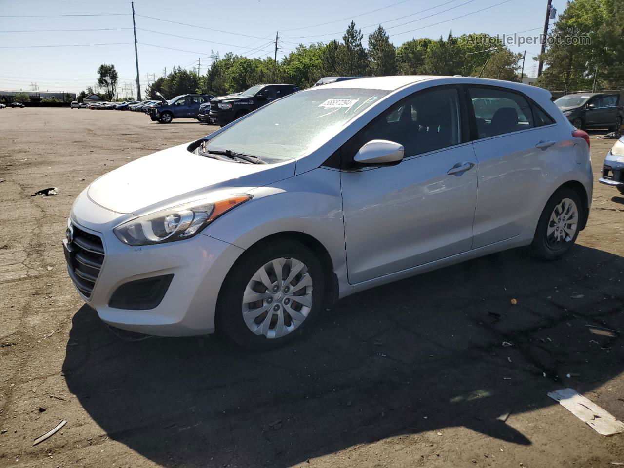 2016 Hyundai Elantra Gt  Silver vin: KMHD35LHXGU338267