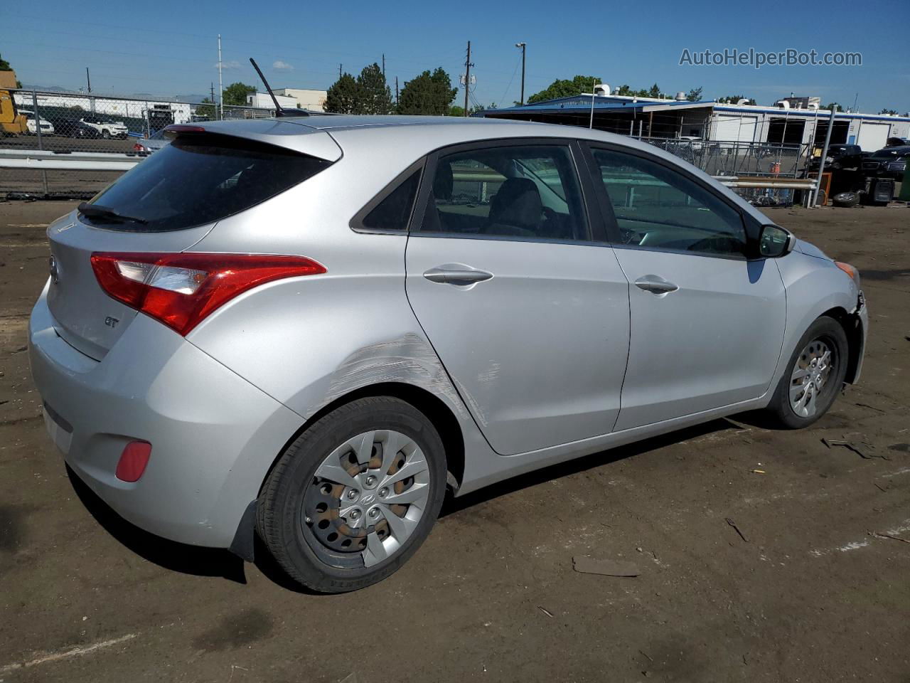 2016 Hyundai Elantra Gt  Silver vin: KMHD35LHXGU338267