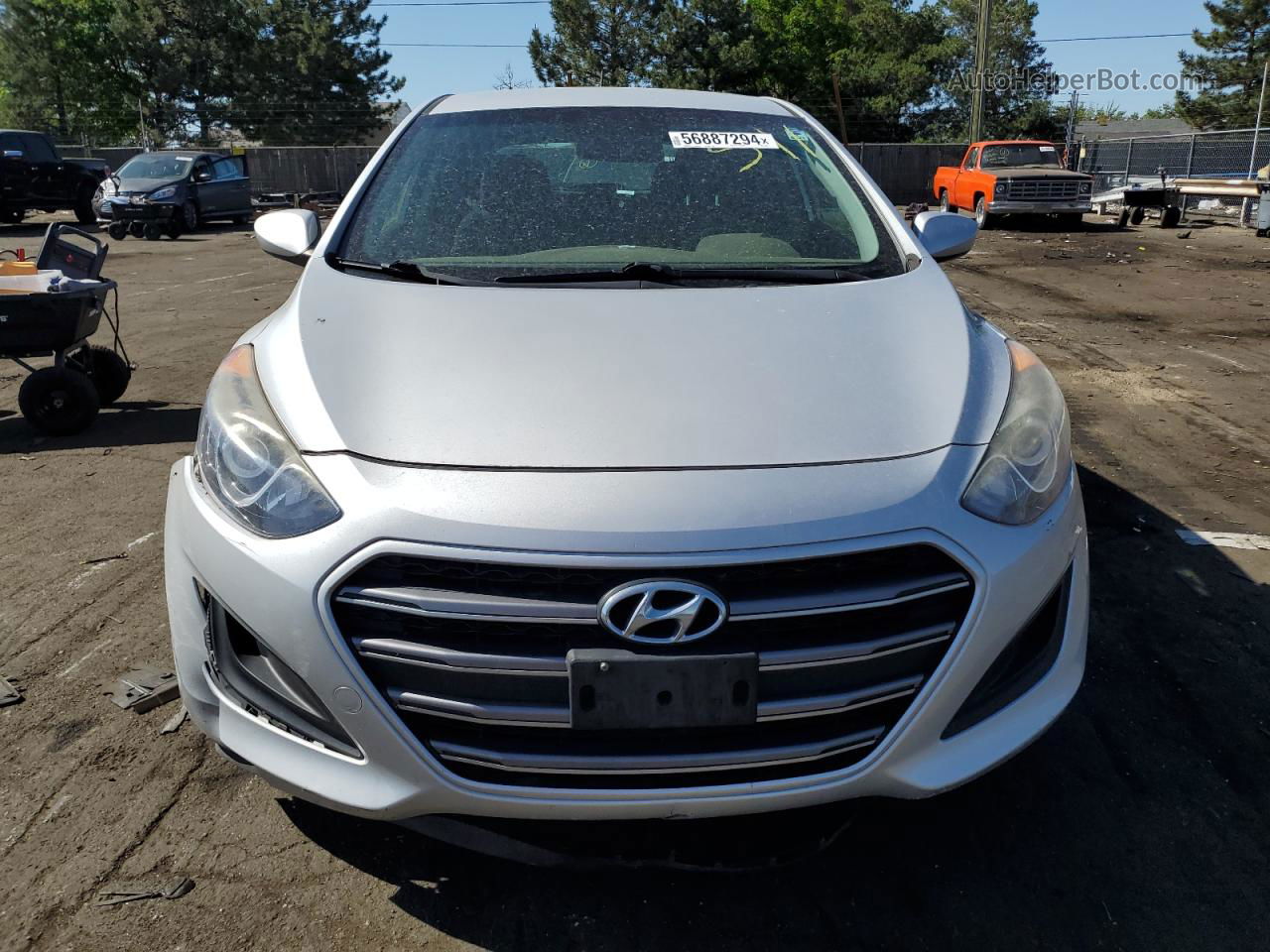 2016 Hyundai Elantra Gt  Silver vin: KMHD35LHXGU338267