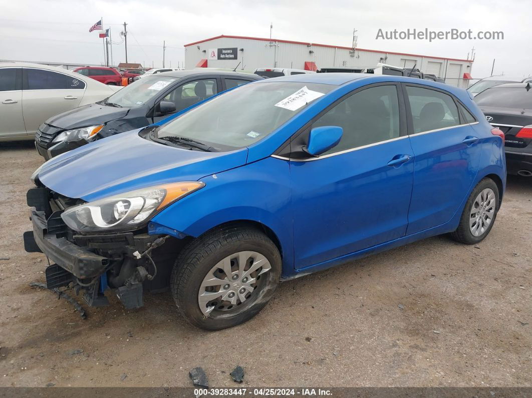 2017 Hyundai Elantra Gt   Blue vin: KMHD35LHXHU371089