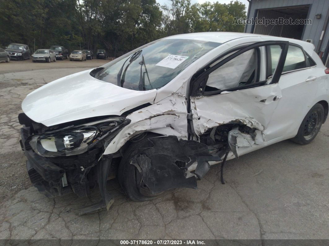 2017 Hyundai Elantra Gt White vin: KMHD35LHXHU374235