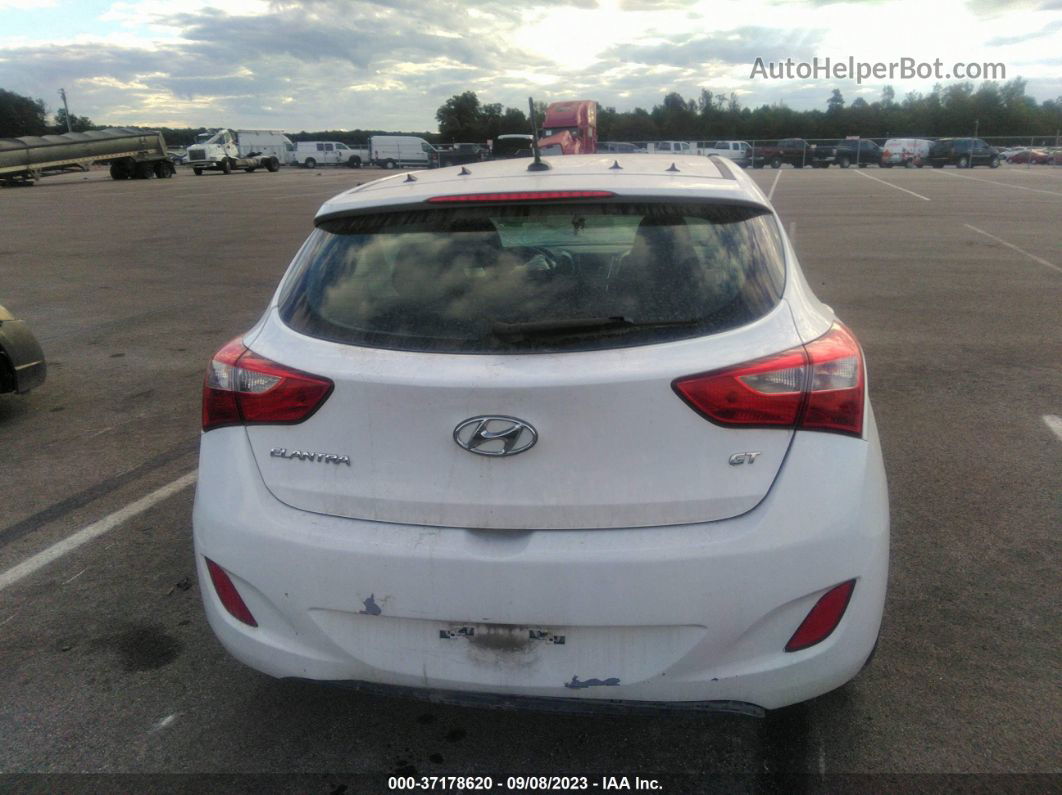 2017 Hyundai Elantra Gt White vin: KMHD35LHXHU374235