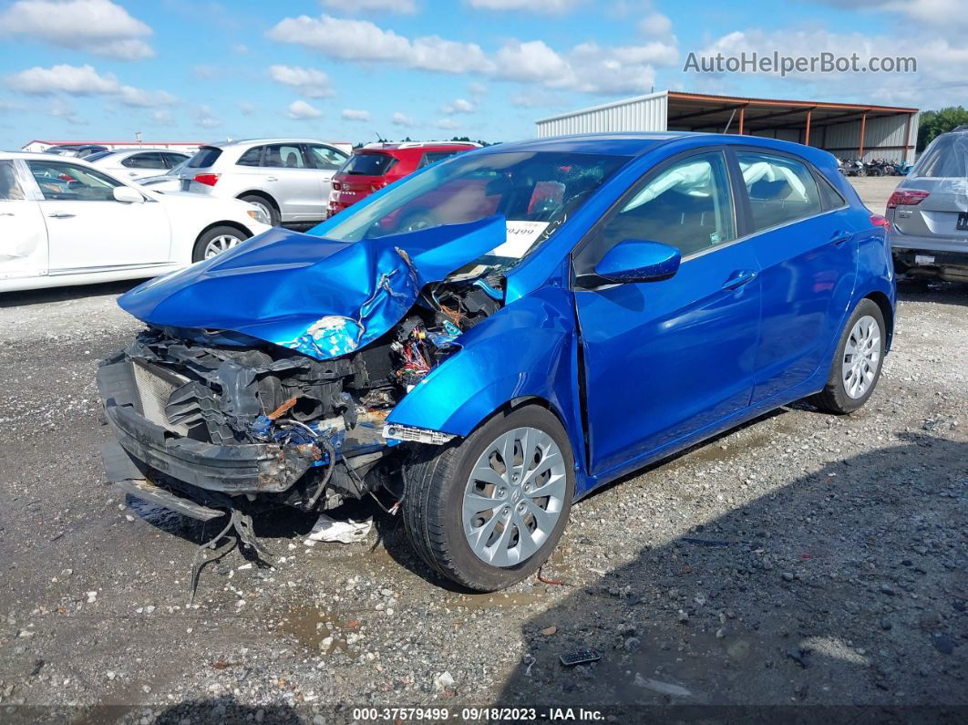 2017 Hyundai Elantra Gt   Blue vin: KMHD35LHXHU376258