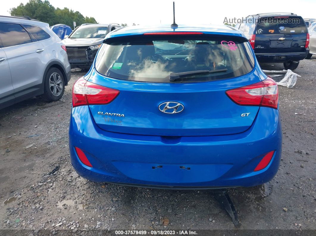 2017 Hyundai Elantra Gt   Blue vin: KMHD35LHXHU376258