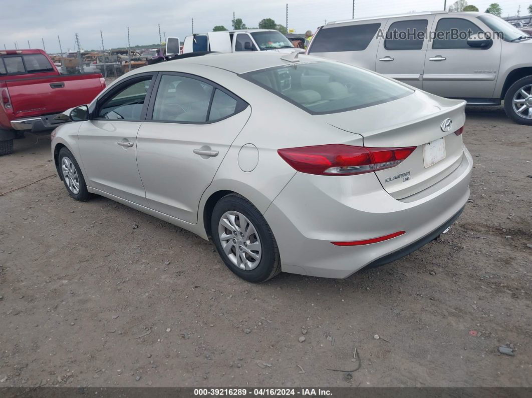 2017 Hyundai Elantra Se Beige vin: KMHD74LF0HU072644