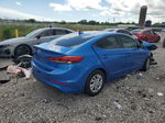 2017 Hyundai Elantra Se Синий vin: KMHD74LF0HU095972