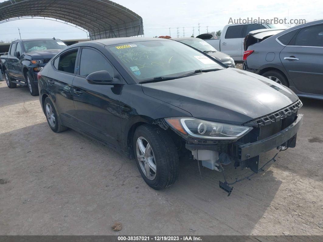 2017 Hyundai Elantra Se Black vin: KMHD74LF0HU117629