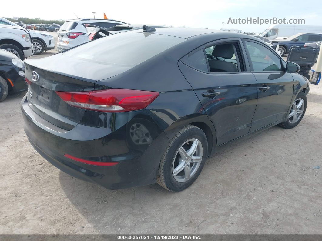 2017 Hyundai Elantra Se Black vin: KMHD74LF0HU117629