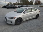 2017 Hyundai Elantra Se Silver vin: KMHD74LF0HU342505