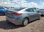 2017 Hyundai Elantra Se Серый vin: KMHD74LF0HU422709