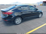 2017 Hyundai Elantra Se Black vin: KMHD74LF0HU429675