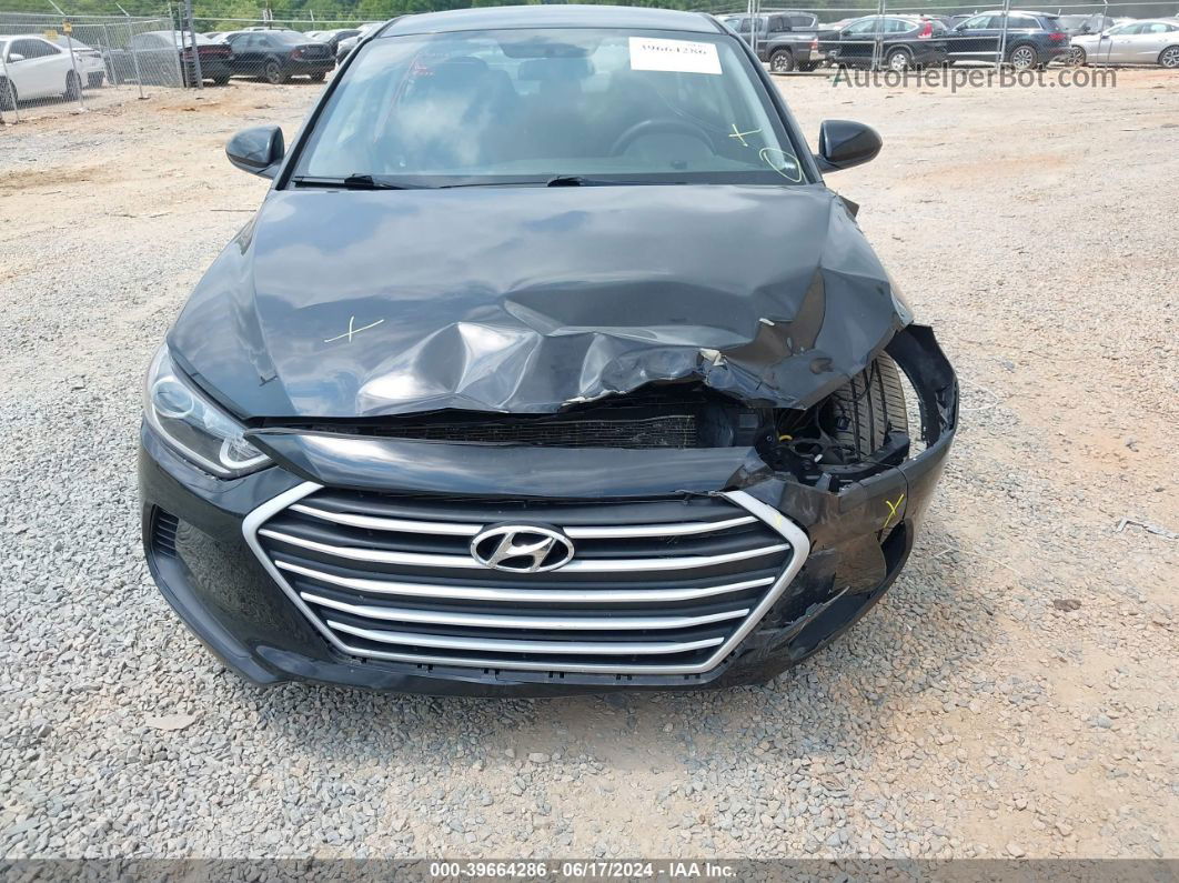 2018 Hyundai Elantra Se Black vin: KMHD74LF0JU610605