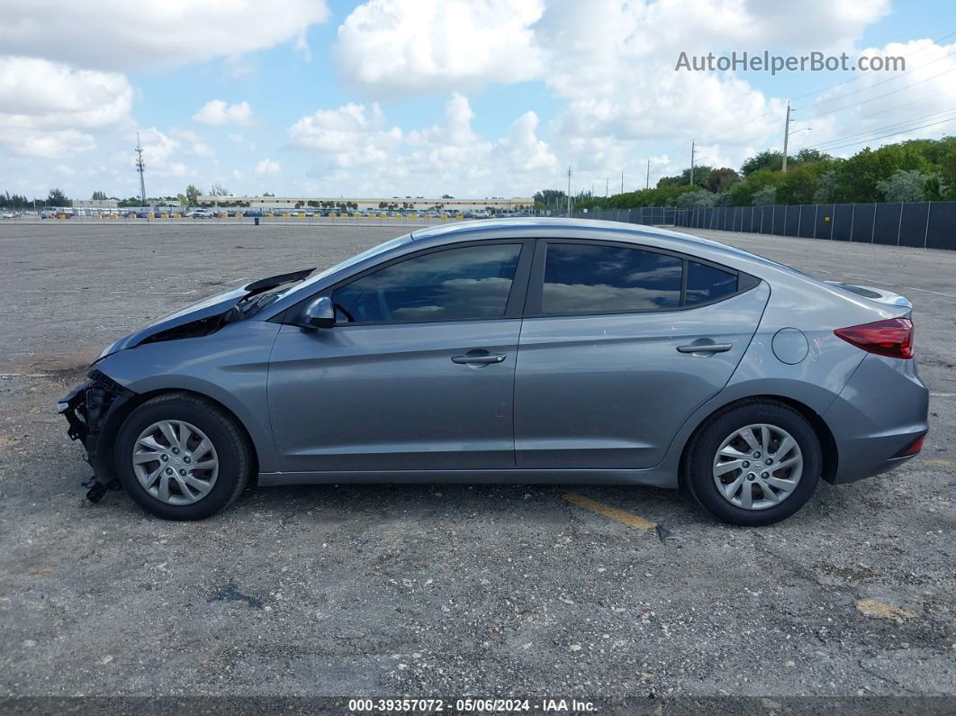 2019 Hyundai Elantra Se Silver vin: KMHD74LF0KU847774