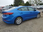 2017 Hyundai Elantra Se Blue vin: KMHD74LF1HU072958