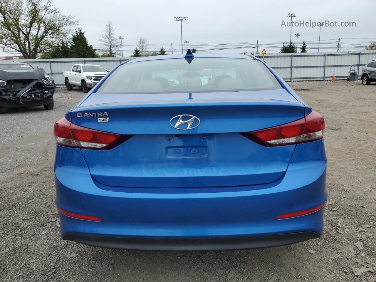 2017 Hyundai Elantra Se Blue vin: KMHD74LF1HU072958