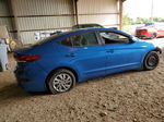 2017 Hyundai Elantra Se Синий vin: KMHD74LF1HU372094