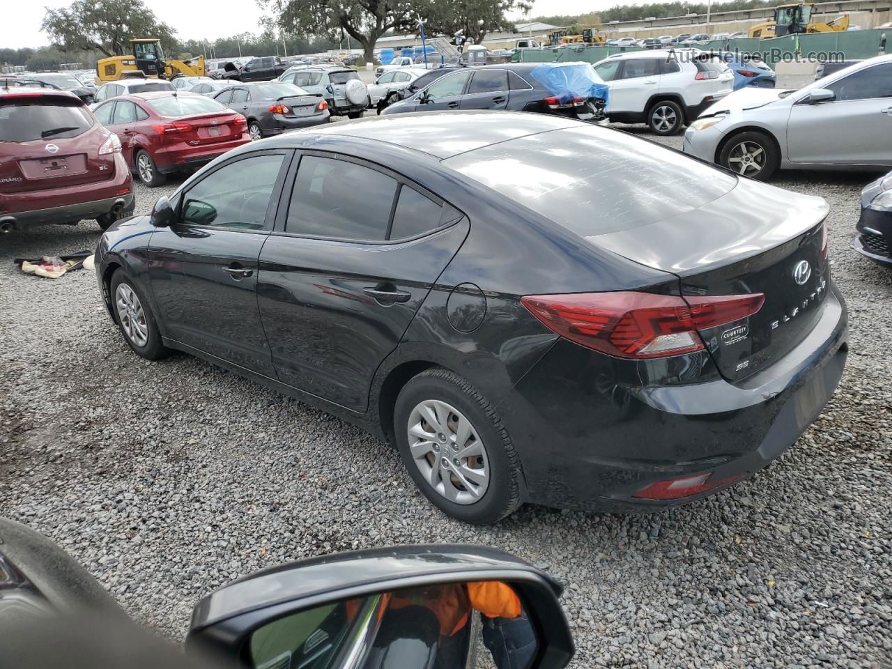 2019 Hyundai Elantra Se Black vin: KMHD74LF1KU846049