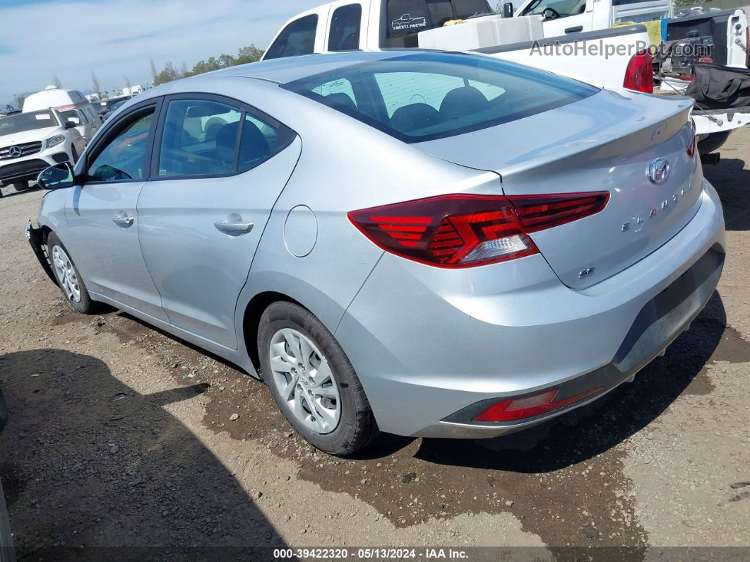 2019 Hyundai Elantra Se Серебряный vin: KMHD74LF2KU793247