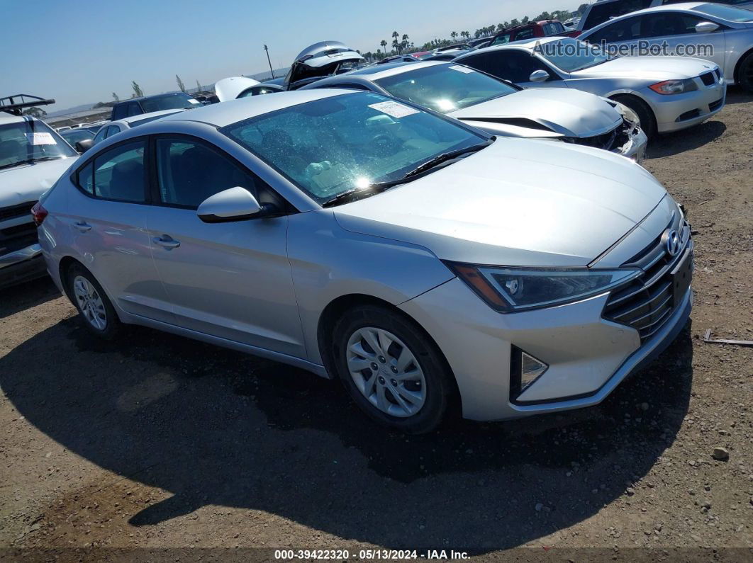 2019 Hyundai Elantra Se Серебряный vin: KMHD74LF2KU793247