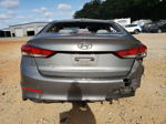 2017 Hyundai Elantra Se Gray vin: KMHD74LF3HU124977