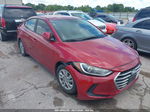 2017 Hyundai Elantra Se Red vin: KMHD74LF3HU331739