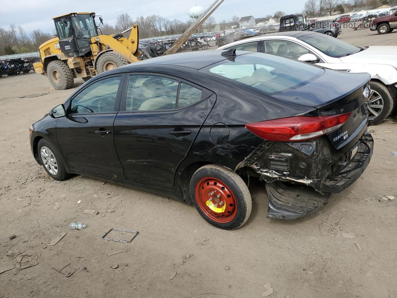 2017 Hyundai Elantra Se Black vin: KMHD74LF3HU396753