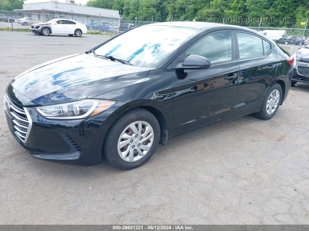 2017 Hyundai Elantra Se Black vin: KMHD74LF3HU424776