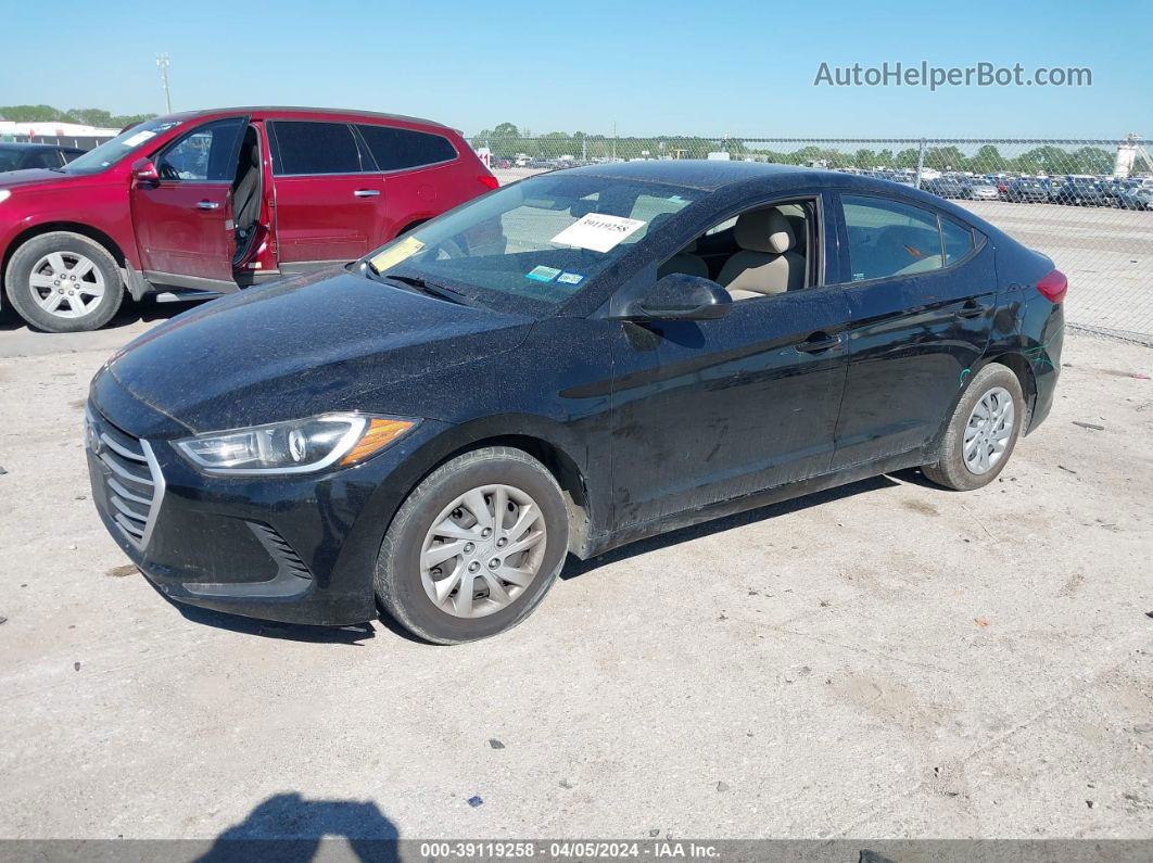 2018 Hyundai Elantra Se Black vin: KMHD74LF3JU576241