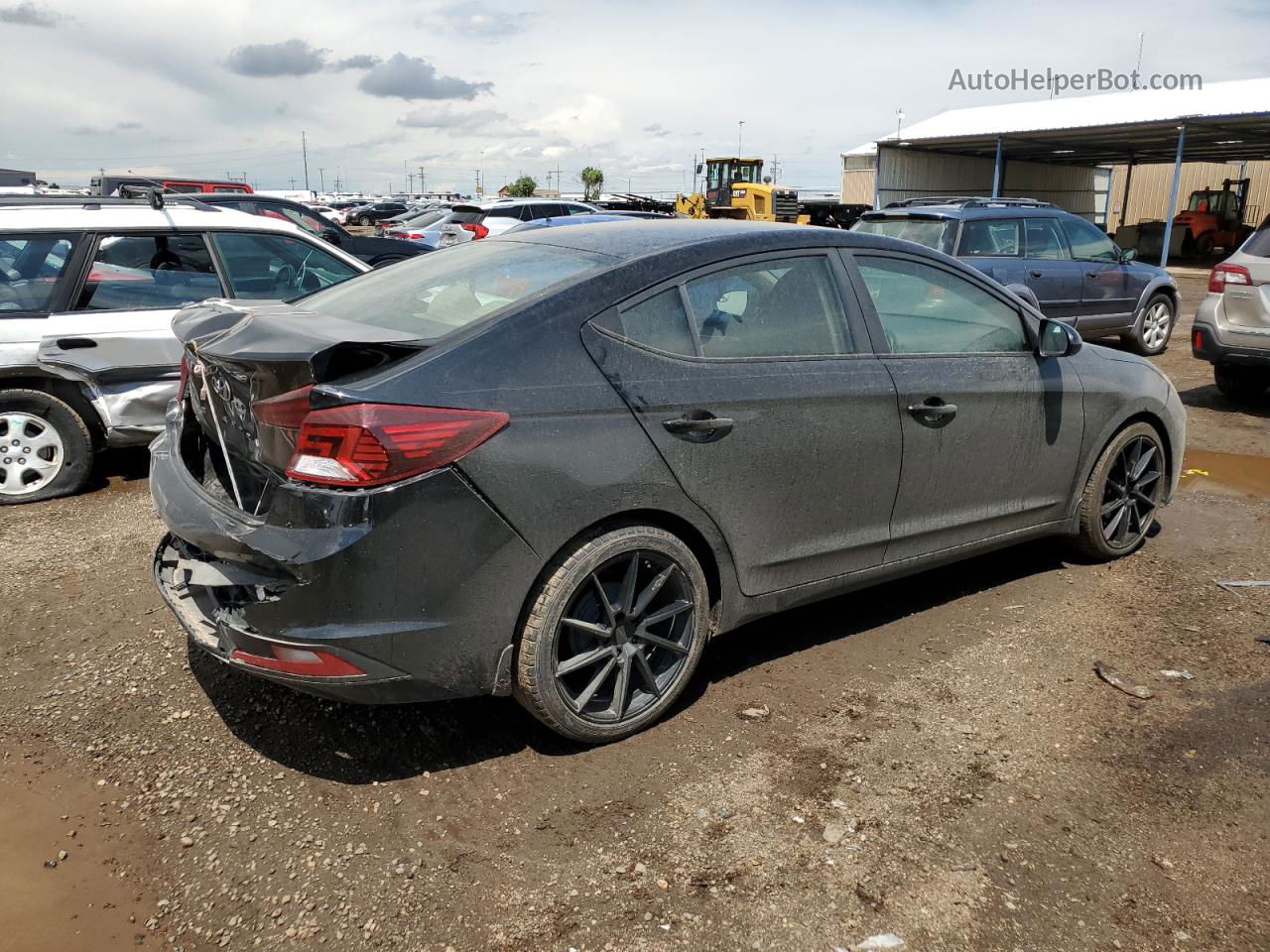 2019 Hyundai Elantra Se Black vin: KMHD74LF3KU860986