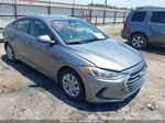 2017 Hyundai Elantra Se Gray vin: KMHD74LF4HU081783