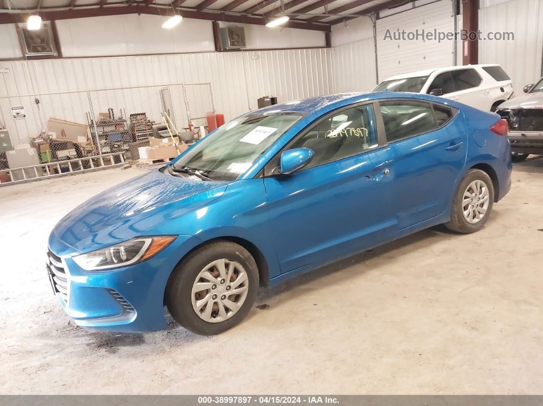 2017 Hyundai Elantra Se Blue vin: KMHD74LF4HU365138