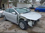 2019 Hyundai Elantra Se Silver vin: KMHD74LF4KU761626