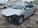 2019 Hyundai Elantra Se Silver vin: KMHD74LF4KU761626