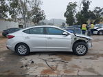 2019 Hyundai Elantra Se Silver vin: KMHD74LF4KU761626