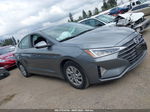 2019 Hyundai Elantra Se Gray vin: KMHD74LF4KU806726