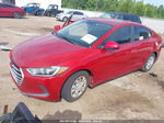 2017 Hyundai Elantra Se Burgundy vin: KMHD74LF5HU089522