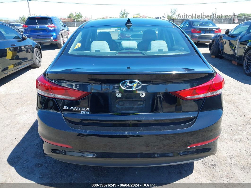 2017 Hyundai Elantra Se Black vin: KMHD74LF5HU118307