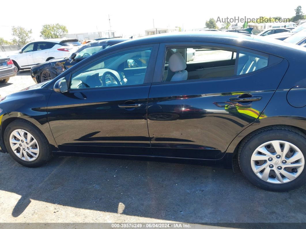 2017 Hyundai Elantra Se Black vin: KMHD74LF5HU118307