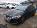 2017 Hyundai Elantra Se Черный vin: KMHD74LF5HU121689