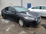 2017 Hyundai Elantra Se Черный vin: KMHD74LF5HU121689