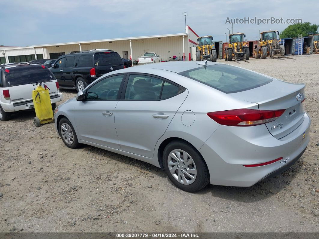 2017 Hyundai Elantra Se Silver vin: KMHD74LF5HU396768