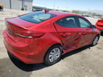 2017 Hyundai Elantra Se Burgundy vin: KMHD74LF5HU409177