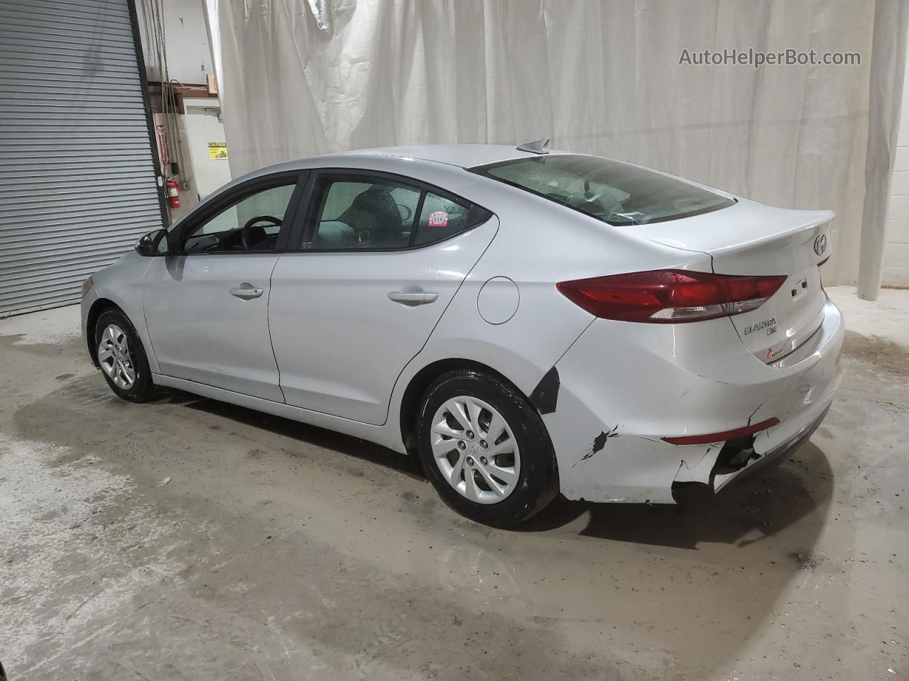 2017 Hyundai Elantra Se Silver vin: KMHD74LF6HU071109