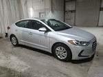 2017 Hyundai Elantra Se Silver vin: KMHD74LF6HU071109